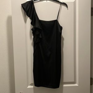 MANGO black short satin dress, size 4